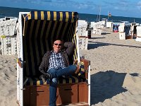 Nordsee 2017 Joerg (15)  Pause im Strandkorb, einer der Piloten